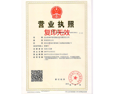 運(yùn)營公司營業(yè)執(zhí)照